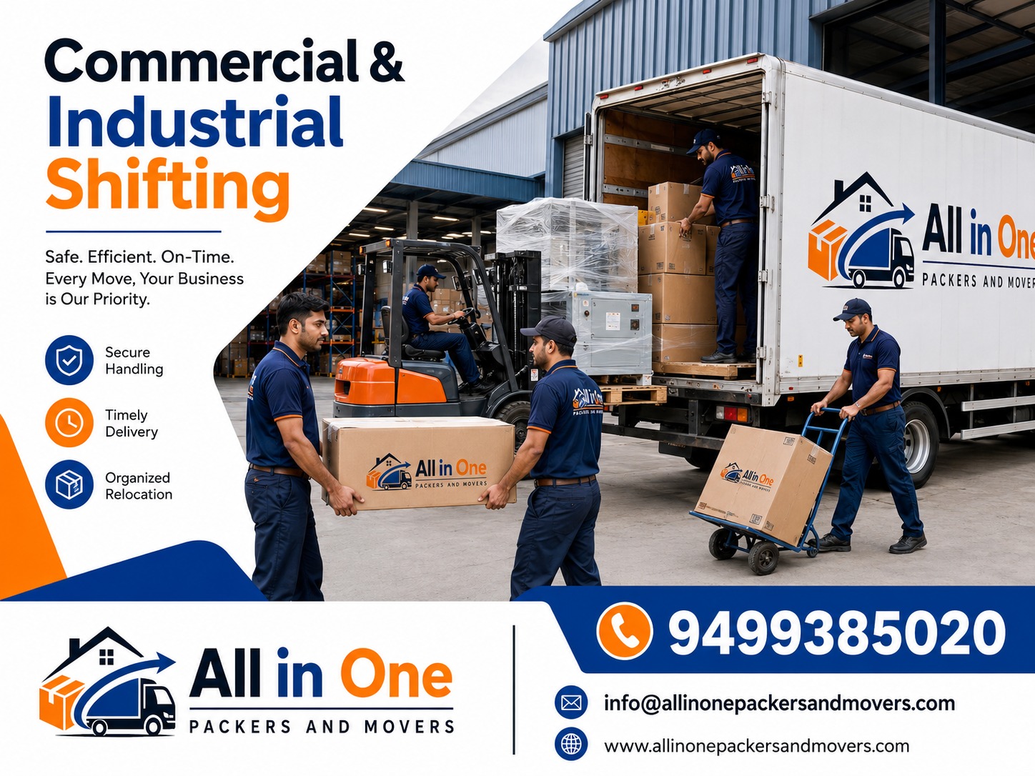 Commercial & Industrial Shifting in Goa