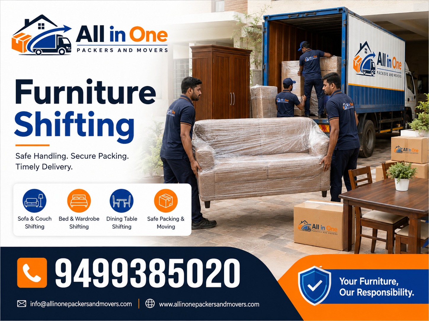 Furniture Shifting Services in Goa